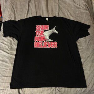 Charlie The Unicorn T-Shirt "Shun The Non Believer" Funny - New Size XL